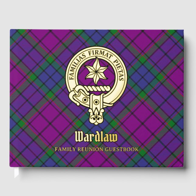 Wiedersehen Gästebuch der Familie Wardlaw (Vorderseite)