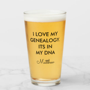 Wiedersehen Genealogische DNA-Gag Glas