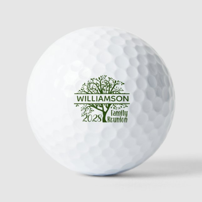 Wiedersehen Genealogischer Stammbaum-Matching für  Golfball (Vorderseite)