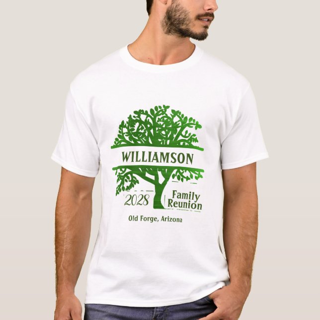 Wiedersehen Genealogischer Stammbaum-Matching für  T-Shirt (Vorderseite)