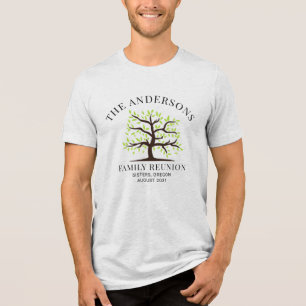Wiedersehen Genealogischer Stammbaum-Matching für  Tri-Blend Shirt