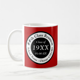 Wiedersehen-Geschenkideen der Rot-, Weiß- und Sch Kaffeetasse