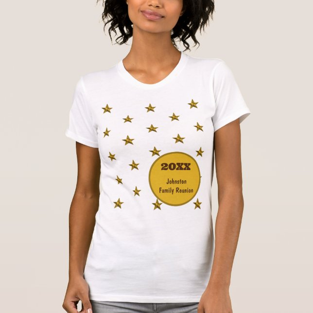 Wiedersehen Gold Star Jährliche Picnic-Veranstaltu T-Shirt (Vorderseite)