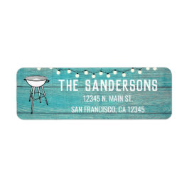 Wiedersehen GRILLEN Jährlich  Barbecue Rustic