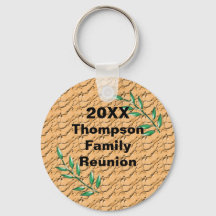 Wiedersehen Grüne Baumzweige der Familie halten