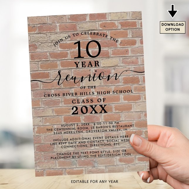 Wiedersehen jedes Jahr Einladung (Von Creator hochgeladen)