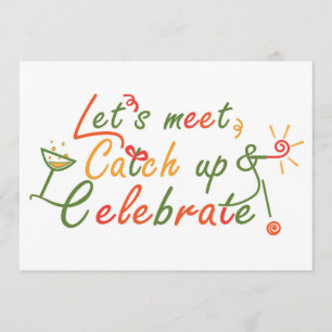 Wiedersehen-Kartendesign Einladung