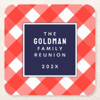 Wiedersehen Keepake Square Paper Untersetzer