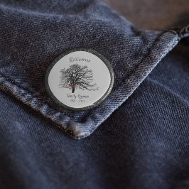 Wiedersehen Keepake-Tree | Elegant Black Button