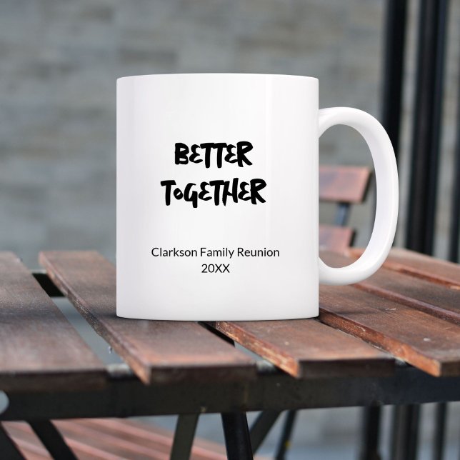 Wiedersehen-Keramik Kaffeetasse (Family reunion mug.)