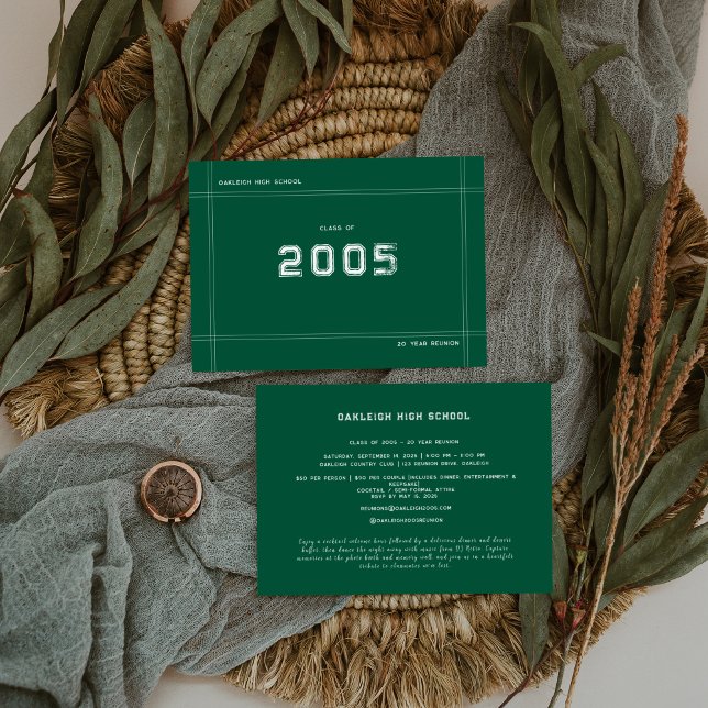 Wiedersehen | Klasse 20XX jedes Jahr Einladung (Von Creator hochgeladen)