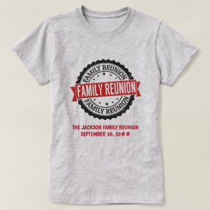 Wiedersehen-Logo der Familie schwarz T-Shirt