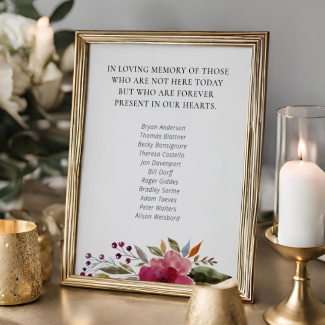 Wiedersehen-Memorial zur Blumenschule in Burgund Poster (Von Creator hochgeladen)