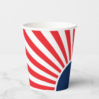 Wiedersehen Monogram Red White Paper Cup Pappbecher