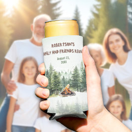 Wiedersehen Name Forest Campfire Green Selters Dosenkühler