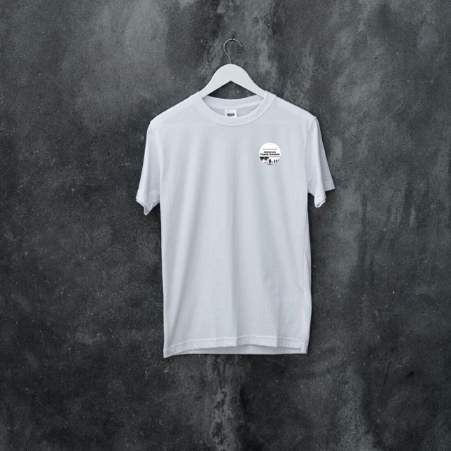 Wiedersehen-Namensaufkleber für Schwarze Silhouett Runder Aufkleber (Von Creator hochgeladen)