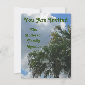 Wiedersehen Palm Trees Jährliche Strandreise Einladung