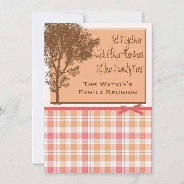 Wiedersehen-Party Einladungen (Vorderseite)