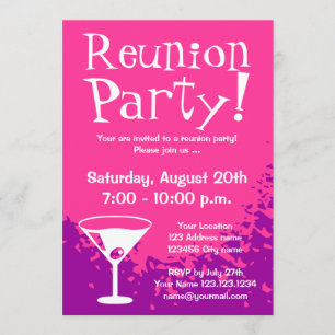 Wiedersehen Party Einladungen  Benutzerfreundliche