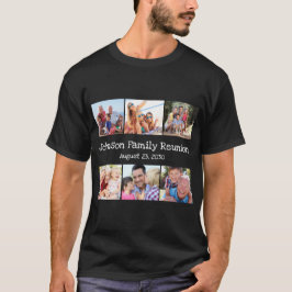 Wiedersehen Personalisiert Datum der Collage Famil T-Shirt