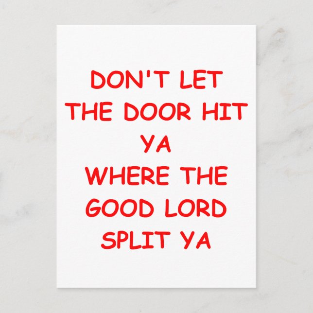 Wiedersehen Postkarte (Vorderseite)