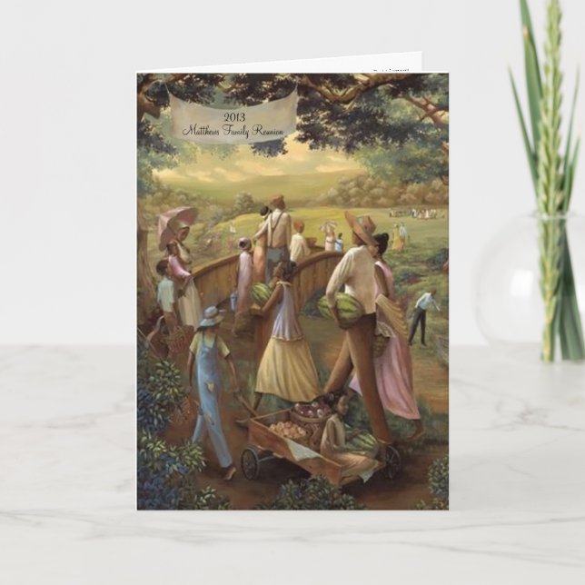 Wiedersehen-Programm für eine vertikale Familie Programm (Vorderseite)