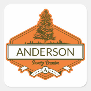 Wiedersehen Quadratischer Aufkleber