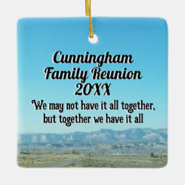 Wiedersehen-Quote für Landscape-Fotos Keramikornament