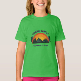 Wiedersehen Retro Mountain Custom Family Trip T-Shirt