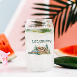 Wiedersehen Road Trip Camp für benutzerdefinierte Dosenglas