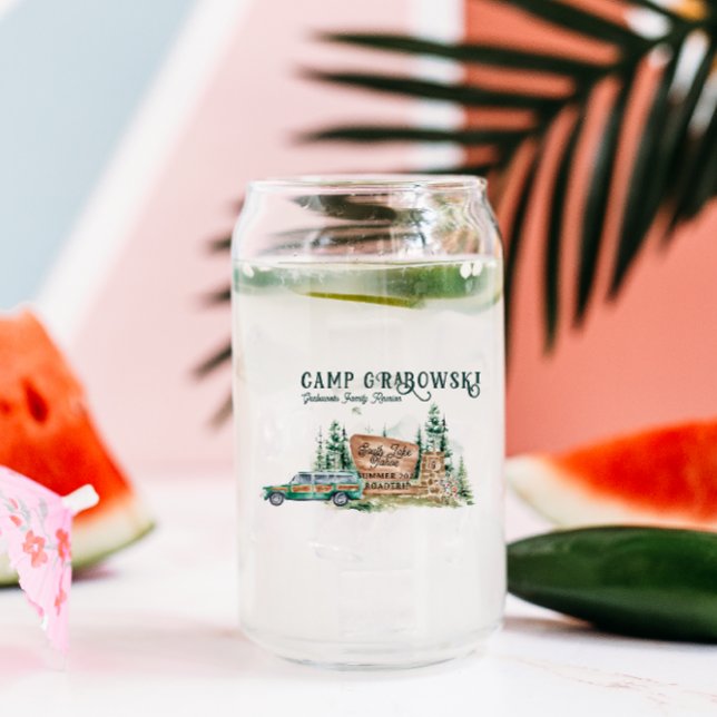 Wiedersehen Road Trip Camp für benutzerdefinierte  Dosenglas (Von Creator hochgeladen)