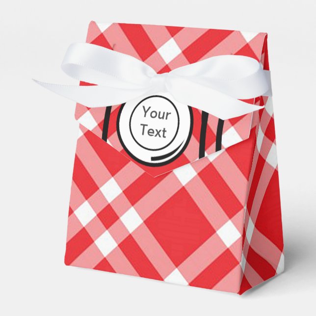 Wiedersehen - Rot, Weiß und Blau, Picnic oder GRIL Geschenkschachtel (Vorderseite)