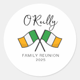 Wiedersehen Runder Aufkleber