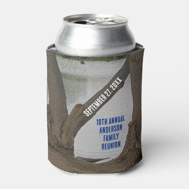 Wiedersehen Rustikales Lakehouse Jährlicher Urlaub Dosenkühler (Kanne Vorderseite)