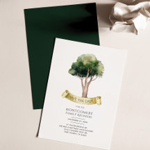 Wiedersehen Save the Date der Aquarellfamilie