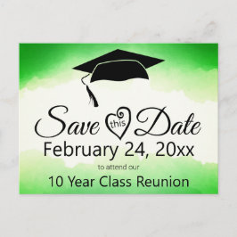 Wiedersehen Save the Date der Green Water Class Postkarte