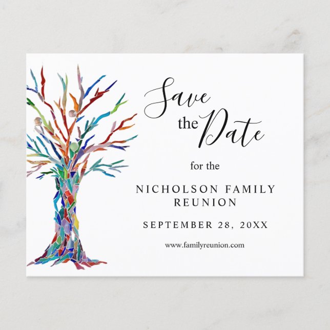 Wiedersehen Save the Date Flyer (Vorne)