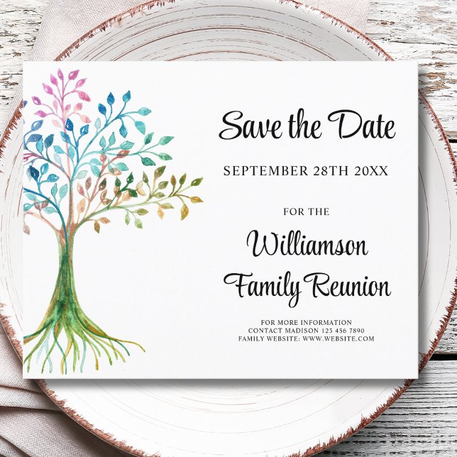 Wiedersehen Save the Date für Familien-Tree (Von Creator hochgeladen)