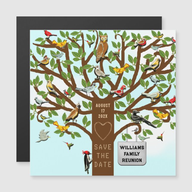 Wiedersehen Save the Date Magnetkarte (Vorne/Hinten)