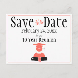 Wiedersehen Save the Date Minimalistisch Postkarte