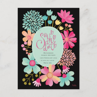 Wiedersehen-Save the Date Party-Postkarte Postkarte