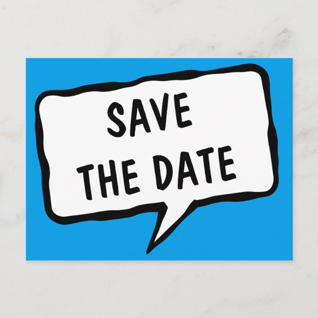 Wiedersehen-Save the Date Postkarten (Vorderseite)