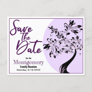 Wiedersehen Save the Date Typografie Moderne Kunst Ankündigungspostkarte