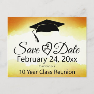 Wiedersehen Save the Date Vorlage Po Postkarte