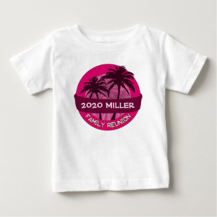 Wiedersehen-Shirt mit dem Namen der Rosa Palme Baby T-shirt