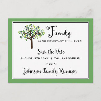 Wiedersehen-Struktur Save the Date Postkarte