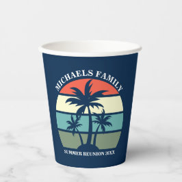 Wiedersehen Sunset Island Custom Party Pappbecher