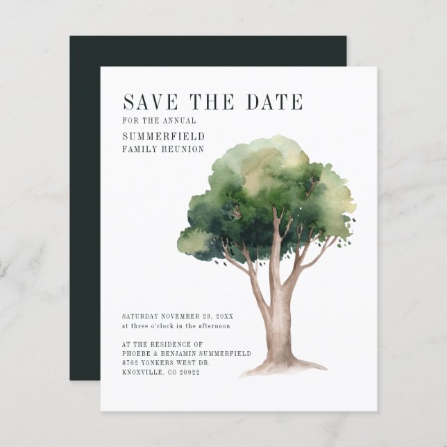 Wiedersehen-Tree für die (Vorne/Hinten)