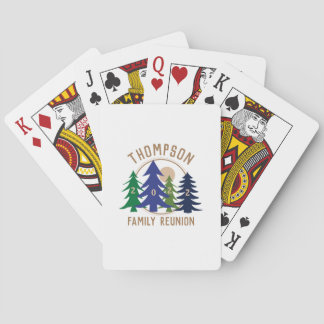 Wiedersehen Trees der Familie Personalisiert Spielkarten
