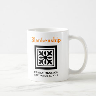 Wiedersehen-Wappen-Platzhalter für benutzerdefinie Kaffeetasse